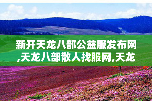 新开天龙八部公益服发布网,天龙八部散人找服网,天龙八部私发网,天龙八部散人找服网