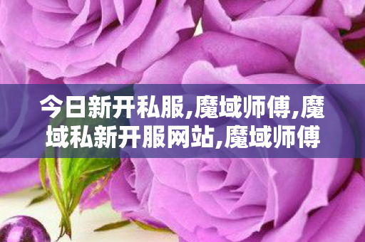 今日新开私服,魔域师傅,魔域私新开服网站,魔域师傅