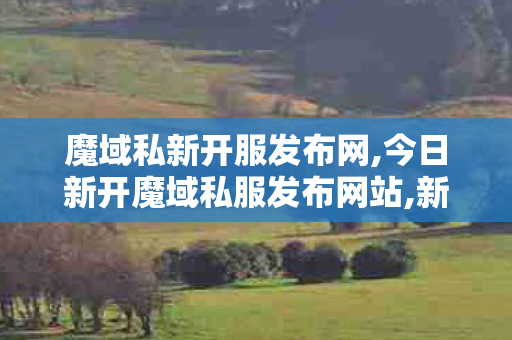魔域私新开服发布网,今日新开魔域私服发布网站,新魔域公益服,今日新开魔域私服发布网站