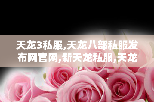 天龙3私服,天龙八部私服发布网官网,新天龙私服,天龙八部私服发布网官网