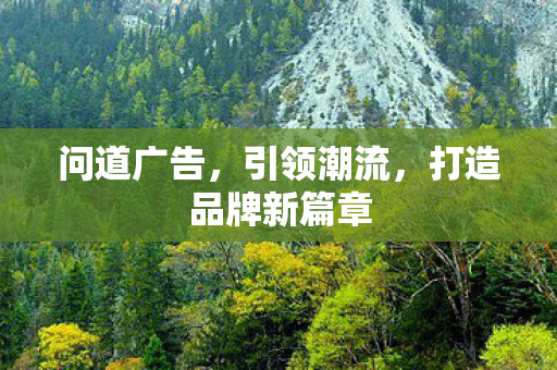问道广告，引领潮流，打造品牌新篇章
