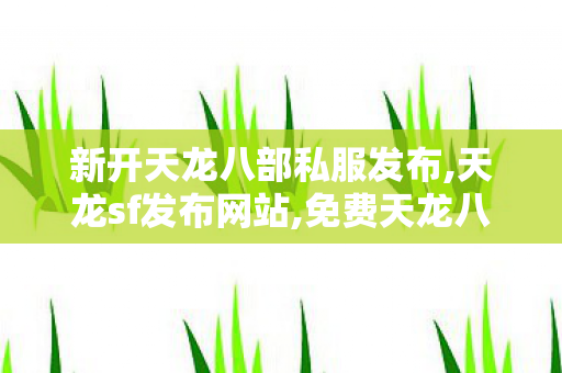 新开天龙八部私服发布,天龙sf发布网站,免费天龙八部sf发布网,天龙sf发布网站