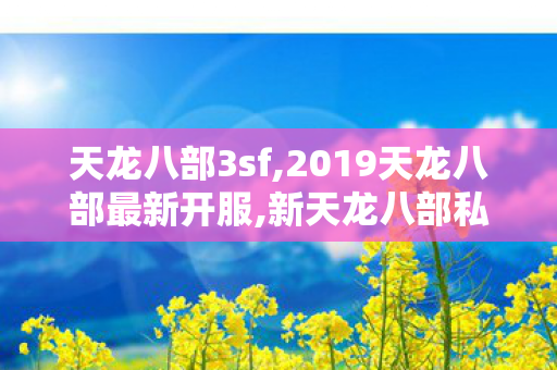 天龙八部3sf,2019天龙八部最新开服,新天龙八部私服,2019天龙八部最新开服