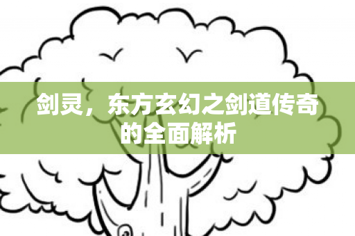剑灵，东方玄幻之剑道传奇的全面解析