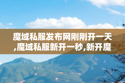 魔域私服发布网刚刚开一天,魔域私服新开一秒,新开魔域网站,魔域私服新开一秒