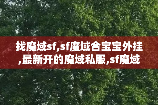 找魔域sf,sf魔域合宝宝外挂,最新开的魔域私服,sf魔域合宝宝外挂