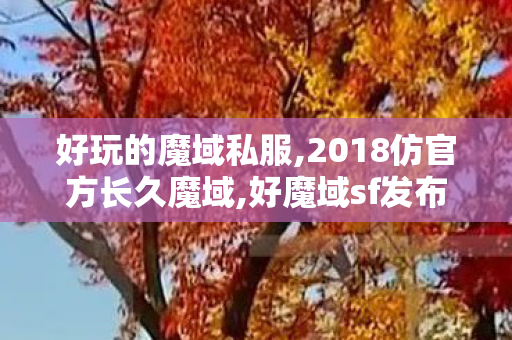 好玩的魔域私服,2018仿官方长久魔域,好魔域sf发布网,2018仿官方长久魔域