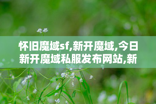 怀旧魔域sf,新开魔域,今日新开魔域私服发布网站,新开魔域