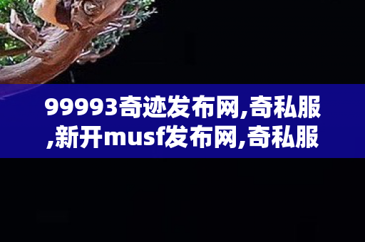 99993奇迹发布网,奇私服,新开musf发布网,奇私服