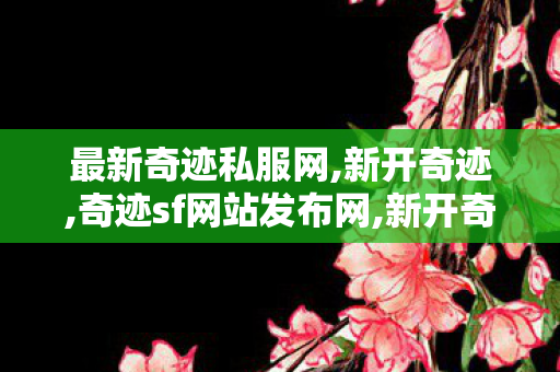 最新奇迹私服网,新开奇迹,奇迹sf网站发布网,新开奇迹