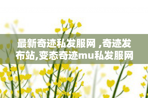最新奇迹私发服网 ,奇迹发布站,变态奇迹mu私发服网,奇迹发布站