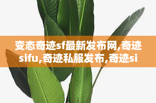 变态奇迹sf最新发布网,奇迹sifu,奇迹私服发布,奇迹sifu