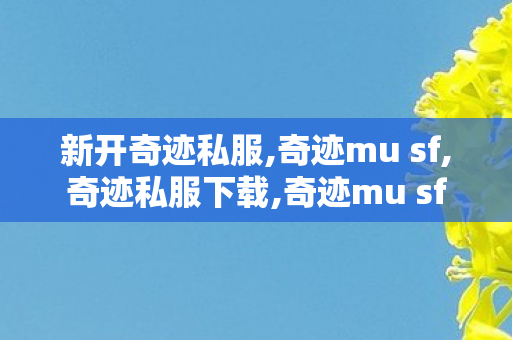 新开奇迹私服,奇迹mu sf,奇迹私服下载,奇迹mu sf