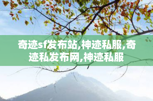 奇迹sf发布站,神迹私服,奇迹私发布网,神迹私服