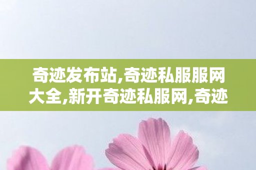 奇迹发布站,奇迹私服服网大全,新开奇迹私服网,奇迹私服服网大全