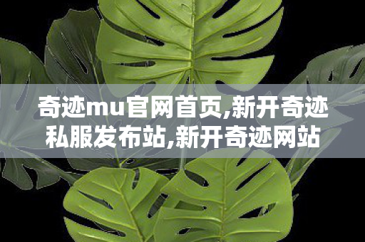 奇迹mu官网首页,新开奇迹私服发布站,新开奇迹网站发布网,新开奇迹私服发布站