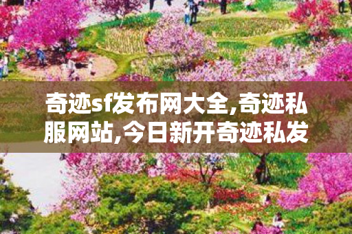 奇迹sf发布网大全,奇迹私服网站,今日新开奇迹私发网,奇迹私服网站