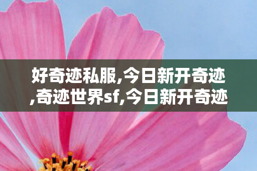 好奇迹私服,今日新开奇迹,奇迹世界sf,今日新开奇迹