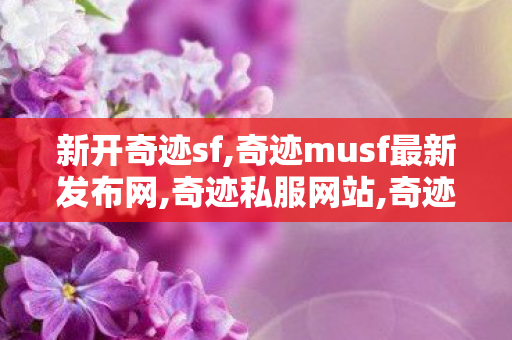 新开奇迹sf,奇迹musf最新发布网,奇迹私服网站,奇迹musf最新发布网