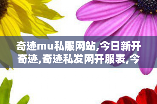 奇迹mu私服网站,今日新开奇迹,奇迹私发网开服表,今日新开奇迹