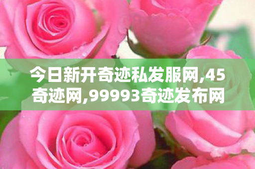 今日新开奇迹私发服网,45奇迹网,99993奇迹发布网,45奇迹网