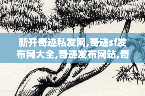 新开奇迹私发网,奇迹sf发布网大全,奇迹发布网站,奇迹sf发布网大全