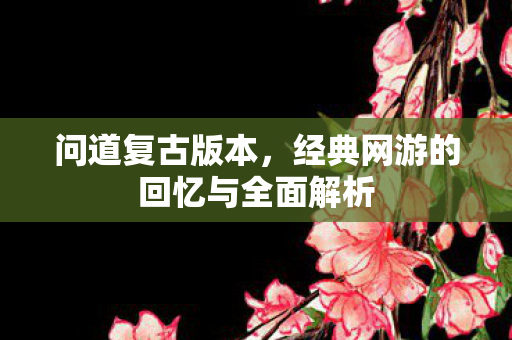 问道复古版本，经典网游的回忆与全面解析