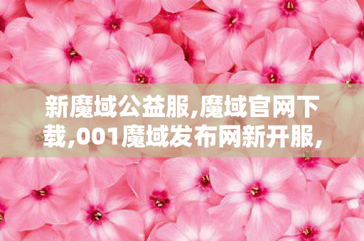 新魔域公益服,魔域官网下载,001魔域发布网新开服,魔域官网下载