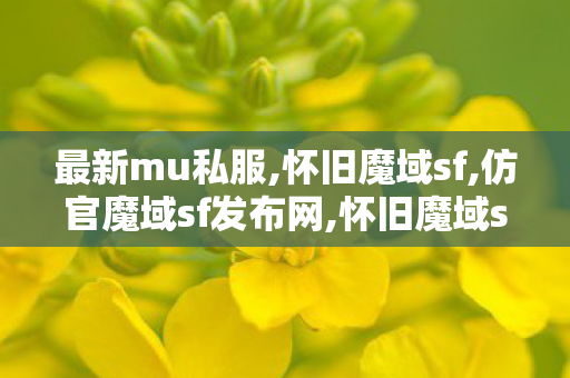 最新mu私服,怀旧魔域sf,仿官魔域sf发布网,怀旧魔域sf