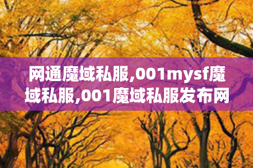 网通魔域私服,001mysf魔域私服,001魔域私服发布网,001mysf魔域私服