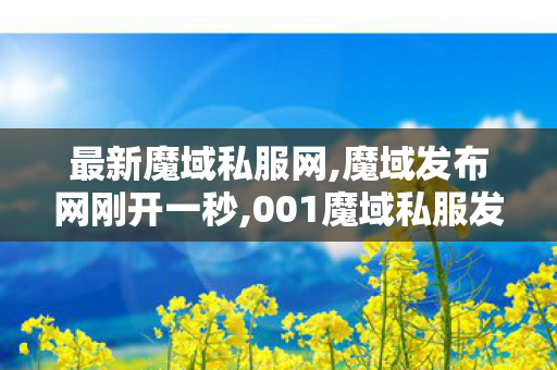最新魔域私服网,魔域发布网刚开一秒,001魔域私服发布网,魔域发布网刚开一秒