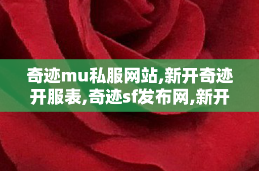 奇迹mu私服网站,新开奇迹开服表,奇迹sf发布网,新开奇迹开服表