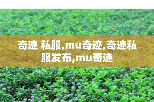 奇迹 私服,mu奇迹,奇迹私服发布,mu奇迹