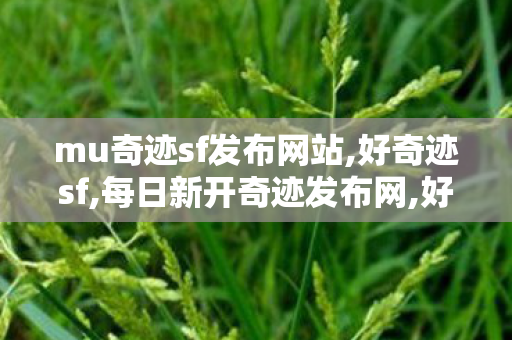 mu奇迹sf发布网站,好奇迹sf,每日新开奇迹发布网,好奇迹sf