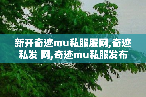 新开奇迹mu私服服网,奇迹私发 网,奇迹mu私服发布网,奇迹私发 网
