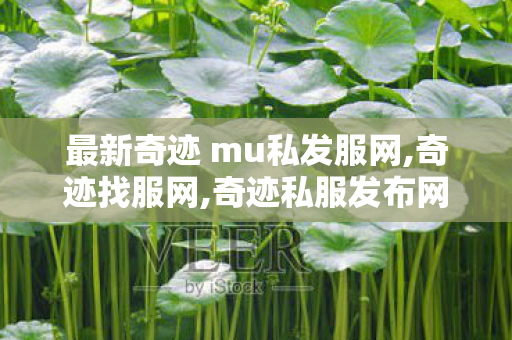 最新奇迹 mu私发服网,奇迹找服网,奇迹私服发布网,奇迹找服网