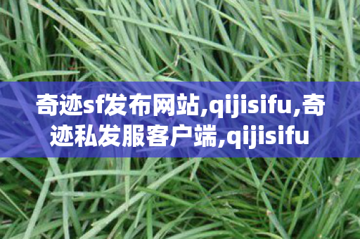 奇迹sf发布网站,qijisifu,奇迹私发服客户端,qijisifu