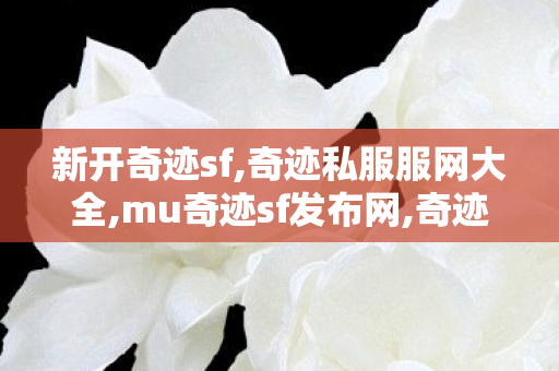 新开奇迹sf,奇迹私服服网大全,mu奇迹sf发布网,奇迹私服服网大全