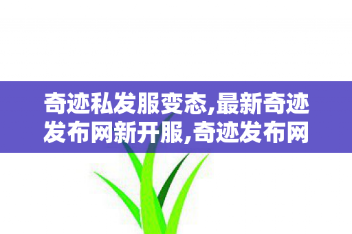 奇迹私发服变态,最新奇迹发布网新开服,奇迹发布网,最新奇迹发布网新开服
