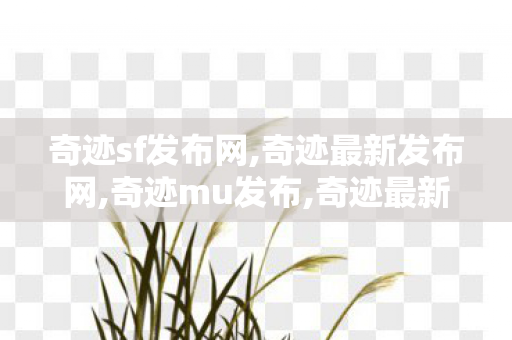 奇迹sf发布网,奇迹最新发布网,奇迹mu发布,奇迹最新发布网