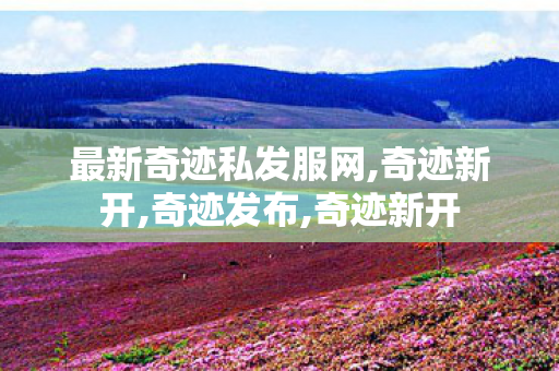 最新奇迹私发服网,奇迹新开,奇迹发布,奇迹新开
