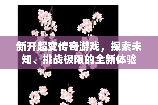 新开超变传奇游戏，探索未知、挑战极限的全新体验
