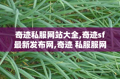 奇迹私服网站大全,奇迹sf最新发布网,奇迹 私服服网999,奇迹sf最新发布网