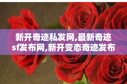 新开奇迹私发网,最新奇迹sf发布网,新开变态奇迹发布网,最新奇迹sf发布网