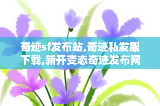 奇迹sf发布站,奇迹私发服下载,新开变态奇迹发布网,奇迹私发服下载