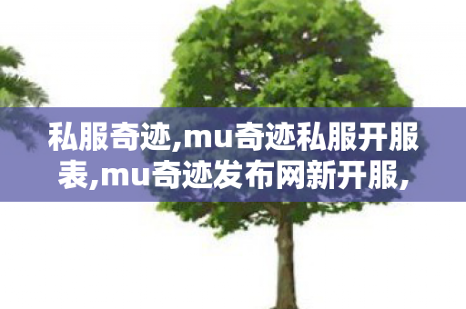 私服奇迹,mu奇迹私服开服表,mu奇迹发布网新开服,mu奇迹私服开服表