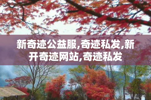 新奇迹公益服,奇迹私发,新开奇迹网站,奇迹私发