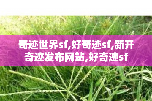 奇迹世界sf,好奇迹sf,新开奇迹发布网站,好奇迹sf