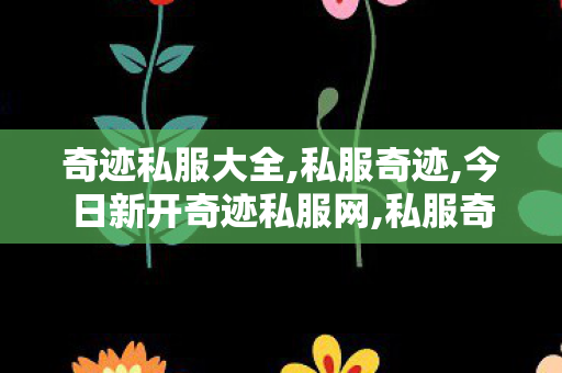 奇迹私服大全,私服奇迹,今日新开奇迹私服网,私服奇迹