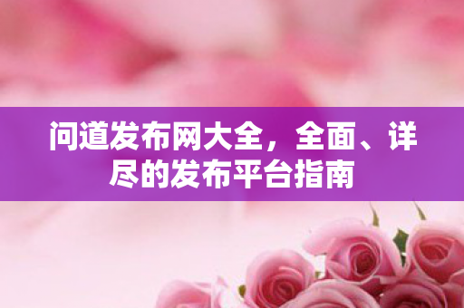 问道发布网大全，全面、详尽的发布平台指南